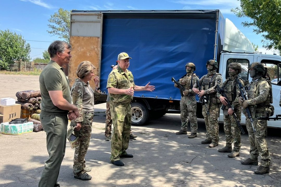 Военно-техническая помощь от Ростовской области передана одной из воинских частей в Запорожской области
